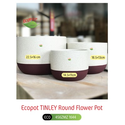 Ecopot TINLEY Round Flower Pot